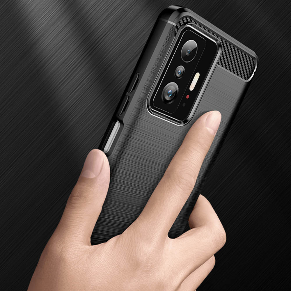 Case for Xiaomi 11T / 11T Pro, Techsuit, Carbon, Black