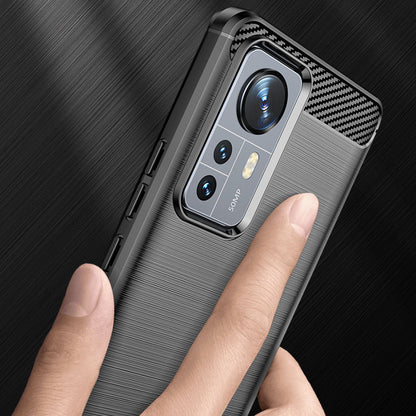 Case for Xiaomi 12X / 12, Techsuit, Carbon, Black