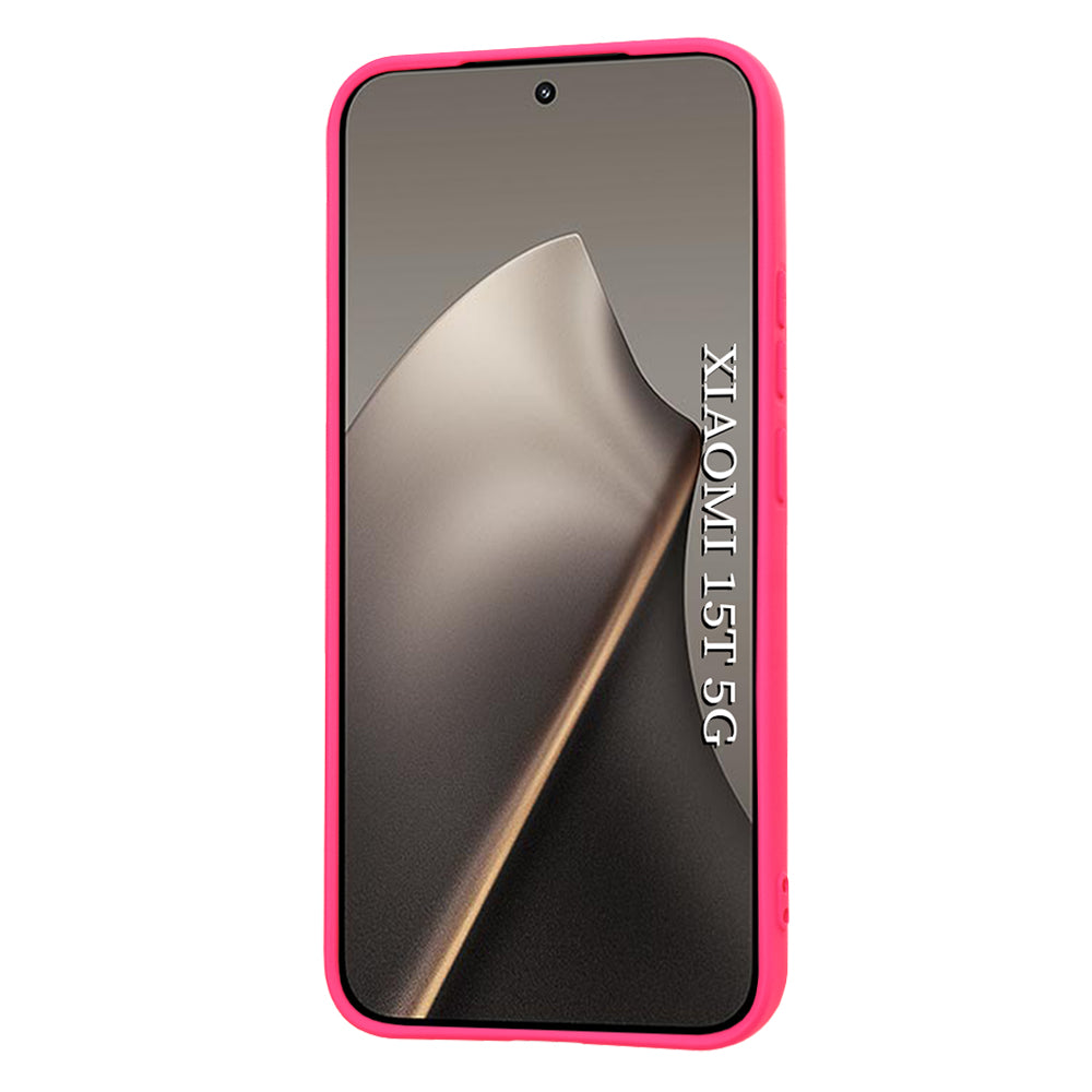 Case for Xiaomi 15T, Techsuit, SoftFlex, Dark Pink