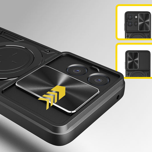Case for Xiaomi 17T Pro, Techsuit, CamGuard Pro, Black