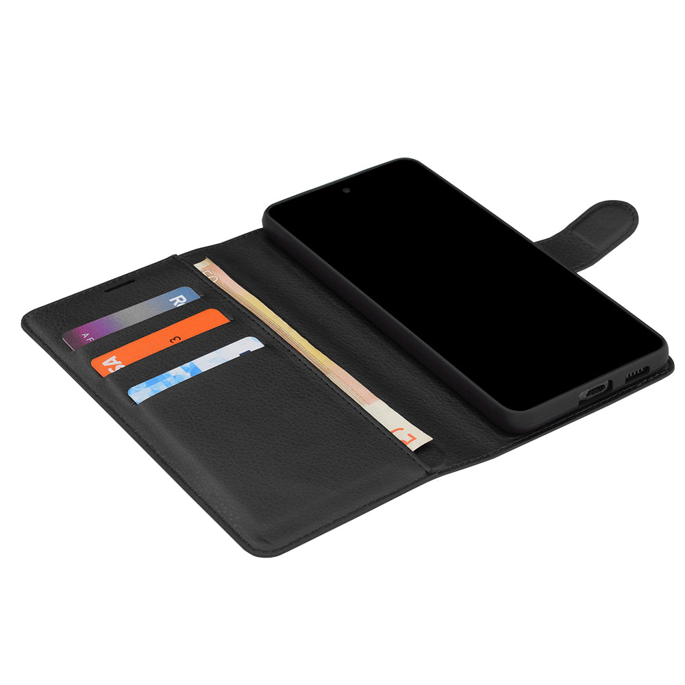 Case for Xiaomi 17T Pro, Techsuit, Leather Folio, Black