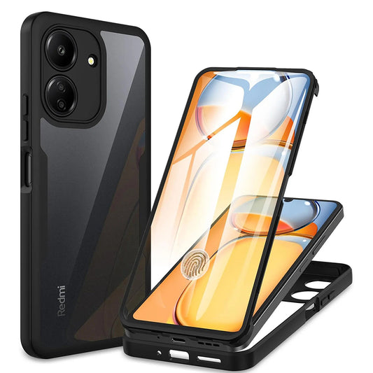 Case for Xiaomi Poco C65 / Redmi 13C, Techsuit, ColorVerse 360, Black