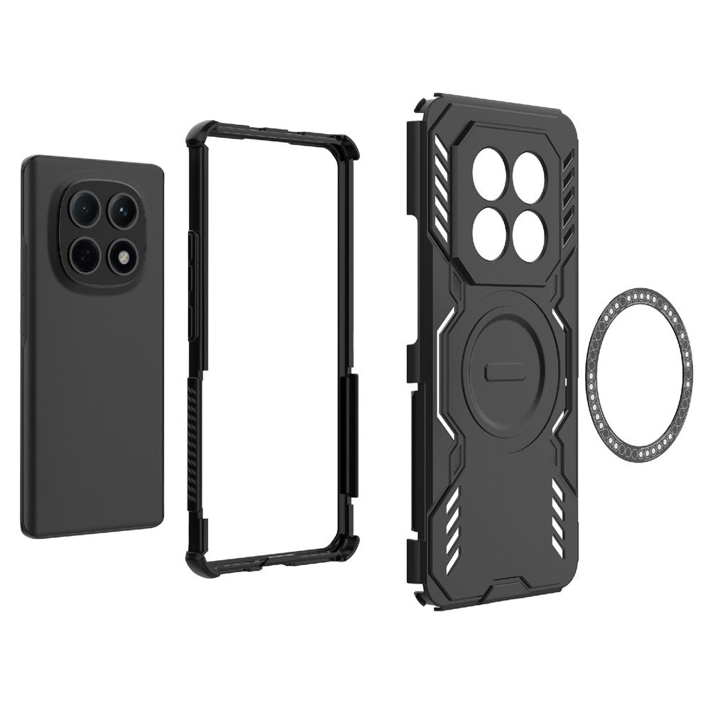MagSafe Case for Xiaomi Poco M8 / Redmi Note 15 5G, Techsuit, ArmorMag, Black