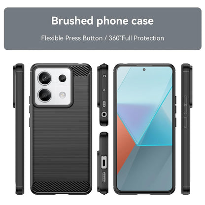 Case for Xiaomi Poco X6 / Note 13 Pro 5G, Techsuit, Carbon, Black