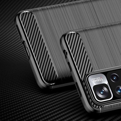 Case for Xiaomi Redmi Note 11 Pro+ 5G, Techsuit, Carbon, Black