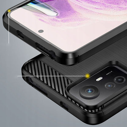 Case for Xiaomi Redmi Note 12S, Techsuit, Carbon, Black