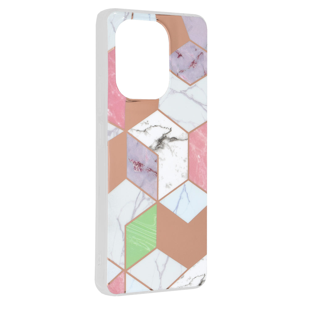 Case for Xiaomi Redmi Note 13 4G, Techsuit, Marble, Purple