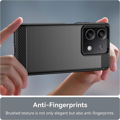 Case for Xiaomi Redmi Note 13 5G, Techsuit, Carbon, Black