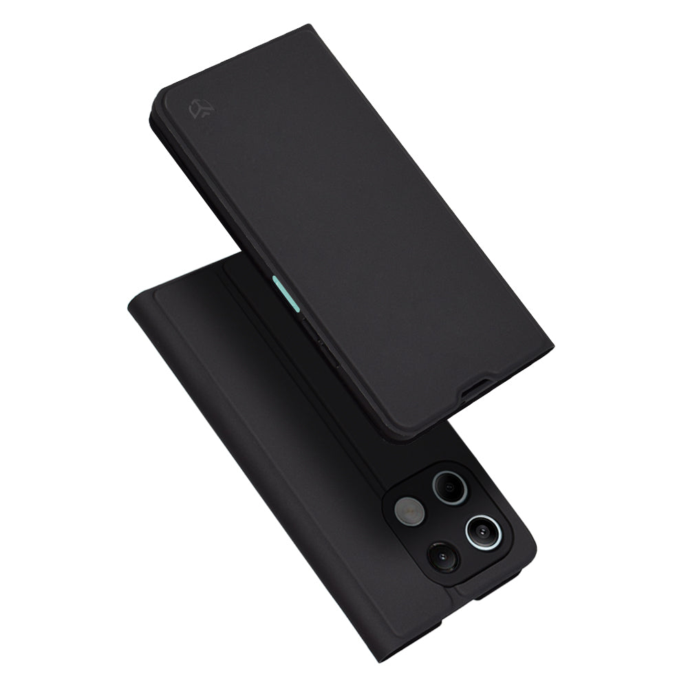 Case for Xiaomi Redmi Note 13 5G, Techsuit, Magskin Book, Black