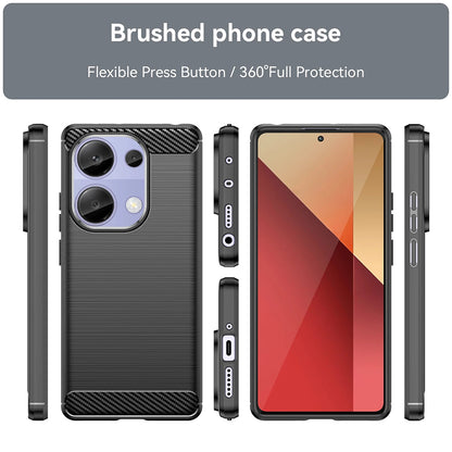 Case for Xiaomi Redmi Note 13 Pro 4G / Poco M6 Pro 4G, Techsuit, Carbon, Blue