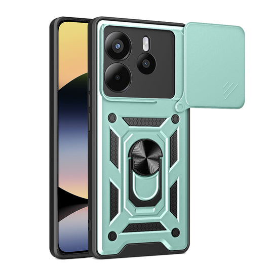 Case for Xiaomi Redmi Note 14 4G (Regional), Techsuit, CamShield, Green