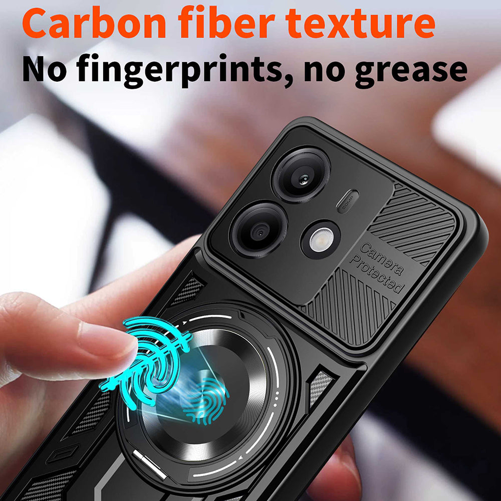 Case for Xiaomi Redmi Note 14 5G, Techsuit, RuggedCam, Purple