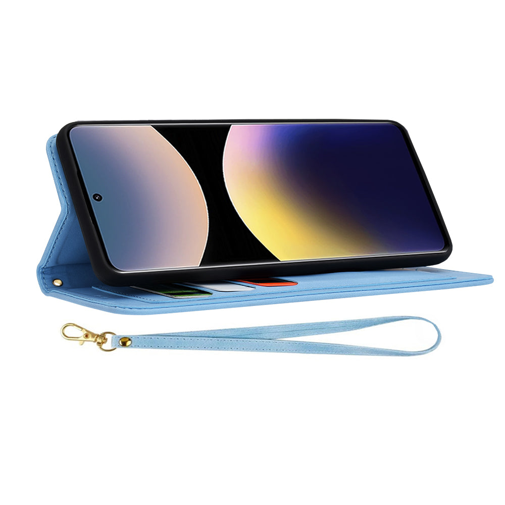 Case for Xiaomi Redmi Note 14 Pro 4G, Techsuit, FlipCraft, Blue