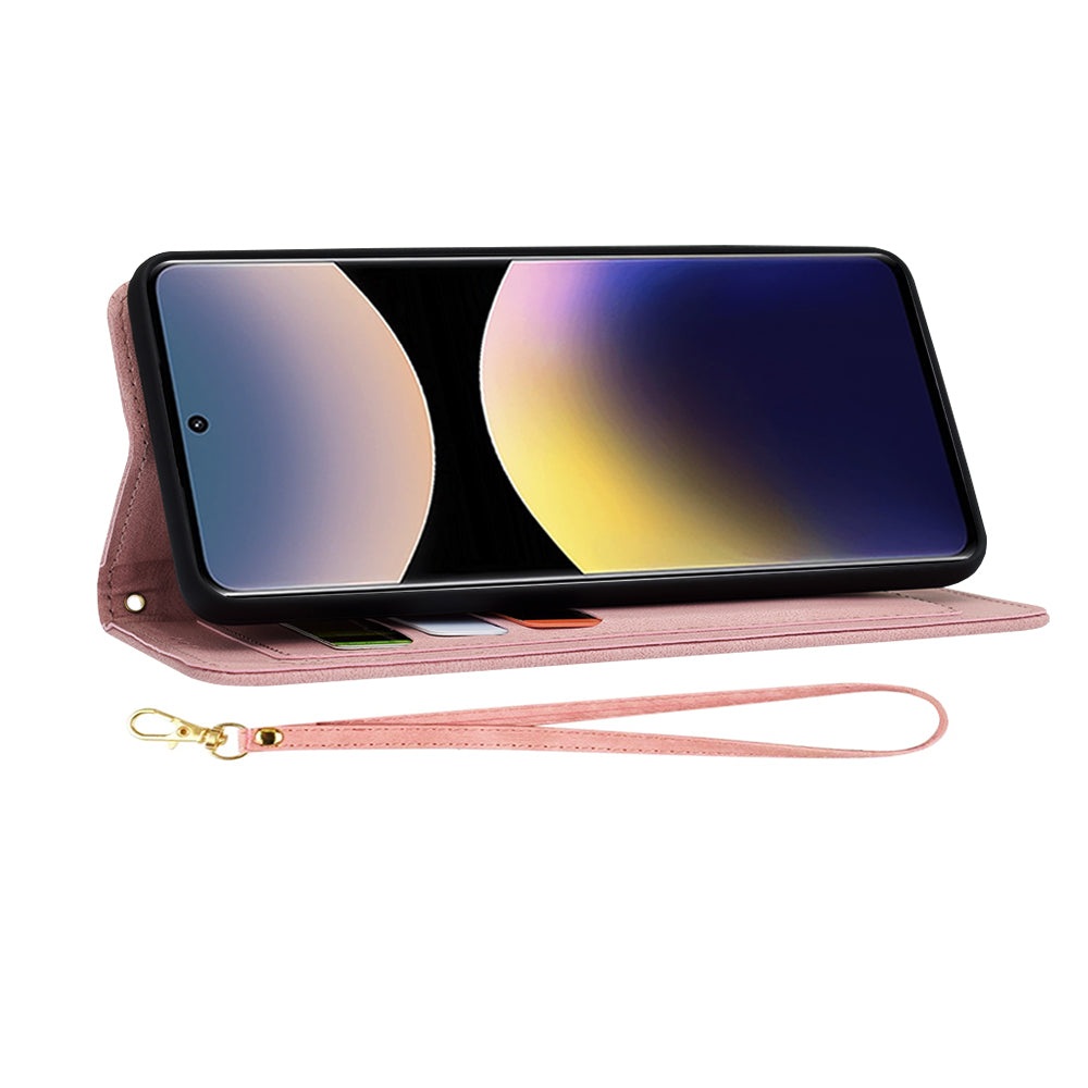 Case for Xiaomi Redmi Note 14 Pro 4G, Techsuit, FlipCraft, Pink