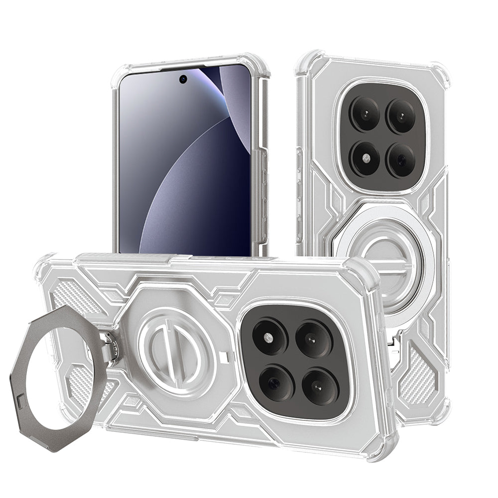 Case for Xiaomi Redmi Note 15 Pro 4G, Techsuit, Carbon Shield Pro, White