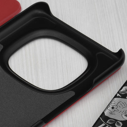 Case for Xiaomi Redmi Note 15 Pro 5G, Techsuit, eFold, Red