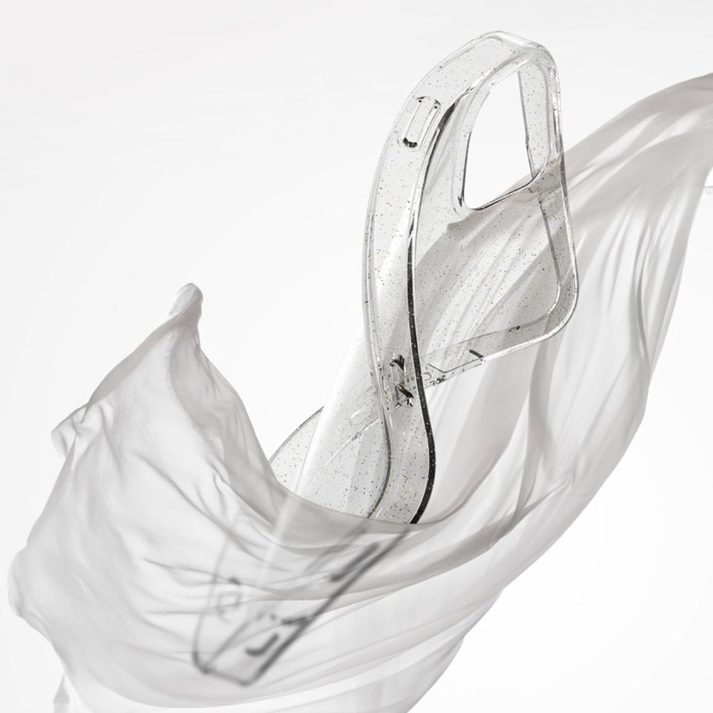 Case for Xiaomi Redmi Note 15 Pro 5G, Techsuit, SparkleSkin, Transparent