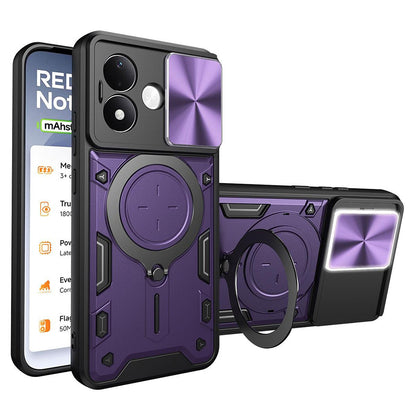 Case for Xiaomi Redmi Note 17 4G / Note 17 5G, Techsuit, CamGuard Pro, Purple