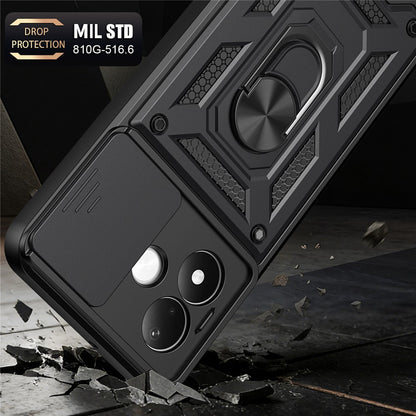 Case for Xiaomi Redmi Note 17 4G / Note 17 5G, Techsuit, CamShield, Rose Gold