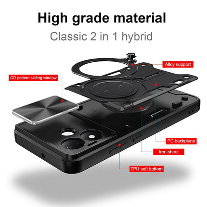 Case for Xiaomi Redmi Note 17 Pro, Techsuit, CamGuard Pro, Red