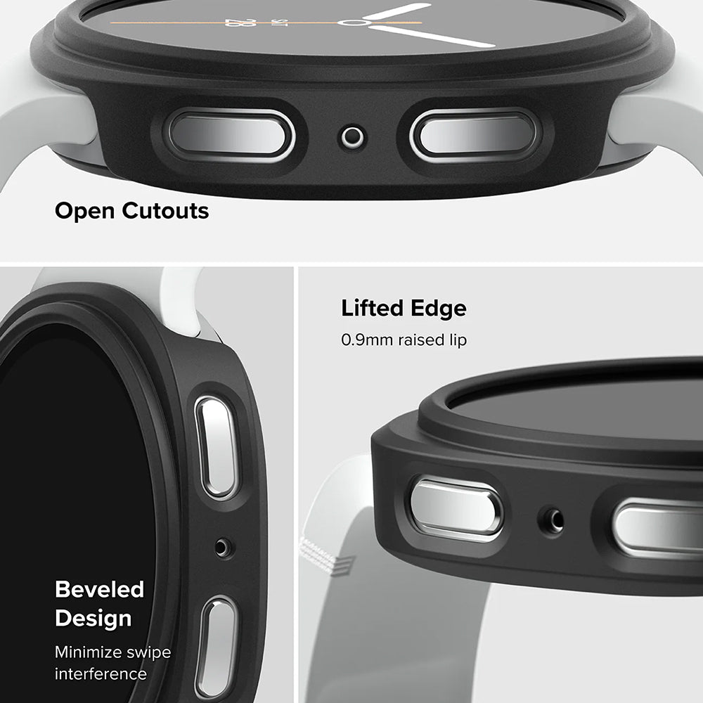 Ringke Slim Case for Samsung Galaxy Watch8 40mm, Set of 2, Matte Black