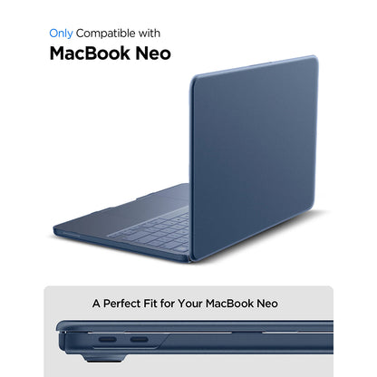 Spigen Airskin Case for Apple MacBook Neo 13inch, Satin Transparent ACS11543