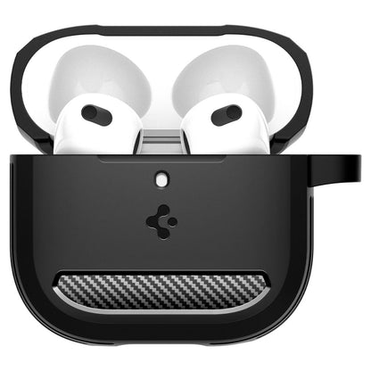 Spigen Rugged Armor Case for Apple AirPods 4, Matte Black