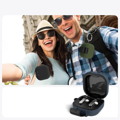Tech-Protect Slim Hook Case for Samsung Galaxy Buds4 / Buds4 Pro, Navy Blue