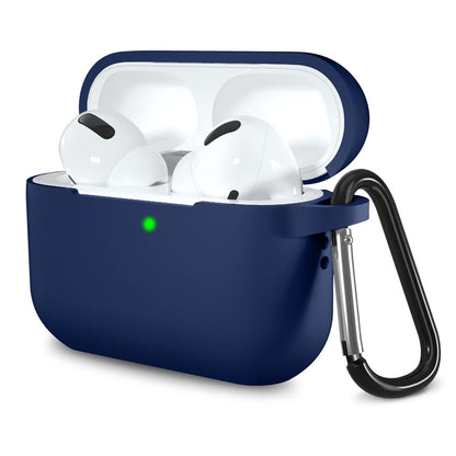Techsuit Silicone Case for Apple AirPods Pro Series, Navy Blue