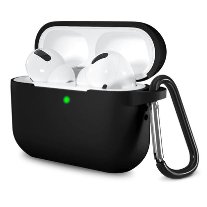 Techsuit Silicone Case for Apple AirPods Pro Series, Black