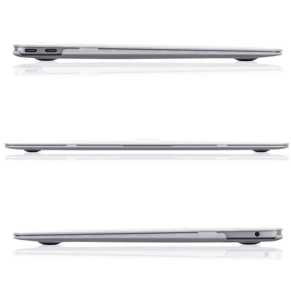 Techsuit UltraShell Case for Apple MacBook Air 13inch (2026) / (2025) / (2024) / (2022), Matte Transparent