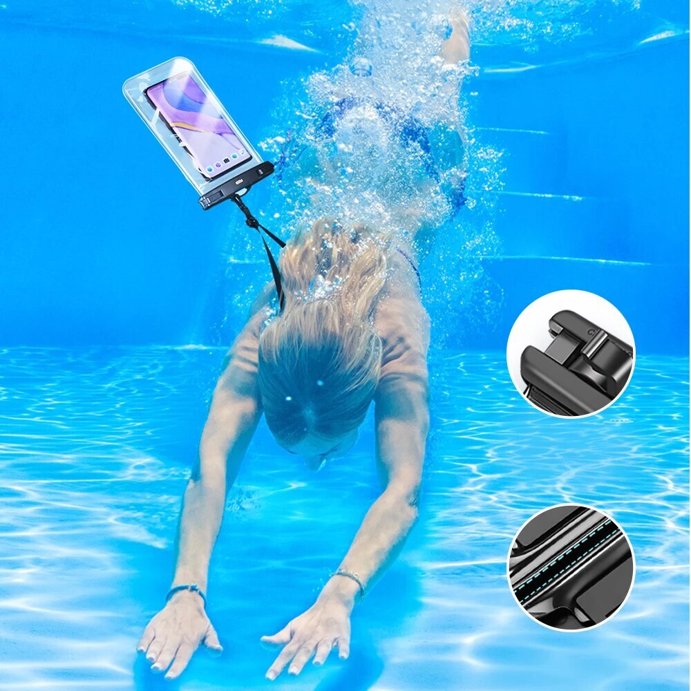 Universal Waterproof Case for Phone max. 6.5inch, ESR, Black