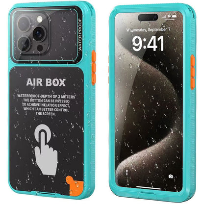 Universal Waterproof Case for Phone max. 6.7inch, ShellBox, AirBox, Blue