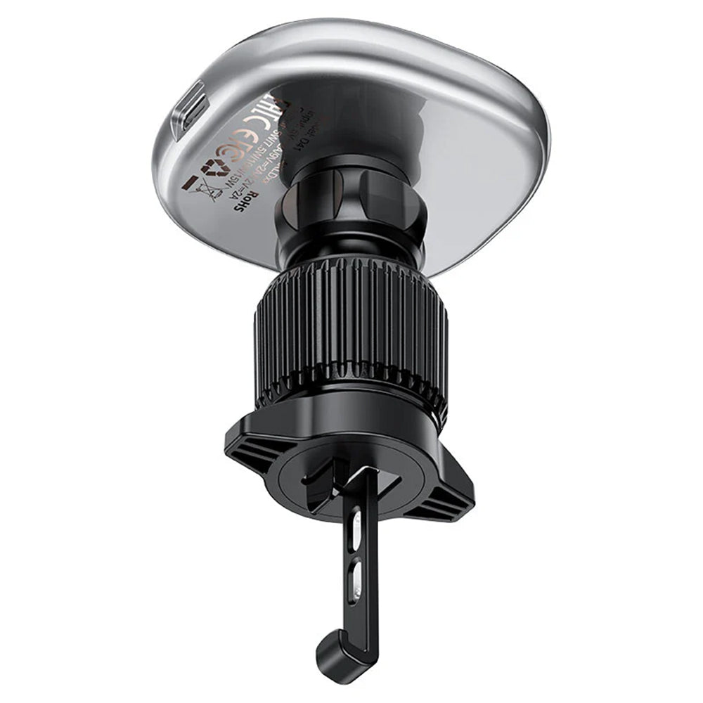 Acefast D41 Wireless Car Charger, 15W, 1.67A, Silver