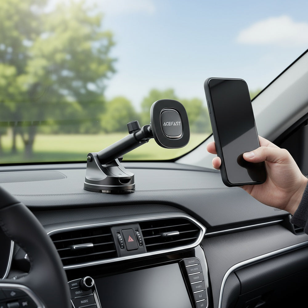 Acefast D47 Wireless Car Charger, 15W, 1.67A, Black