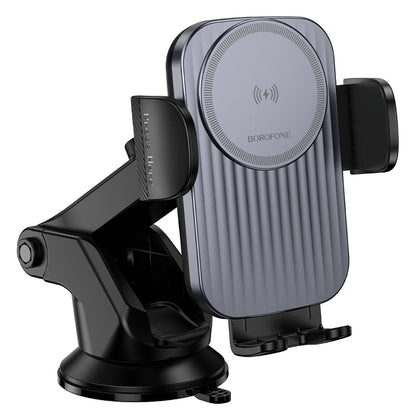 Wireless Car Charger Borofone BH222 Leading, 15W, 1.67A, Black