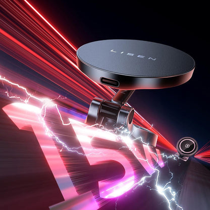 Lisen Wireless Car Charger, 15W, 1.67A, Black YL0223090006