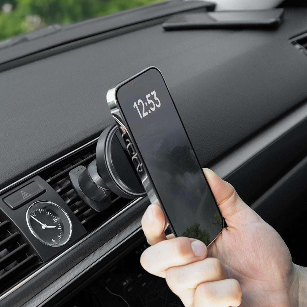 Proove Light Circle Wireless Car Charger, 15W, 1.67A, Gray WHLC15010002