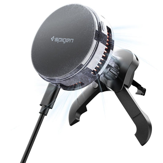 Spigen Essential Wireless Car Charger, 25W, 1.67A, Black