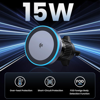 UGREEN W708 Wireless Car Charger, 15W, 1.67A, Black