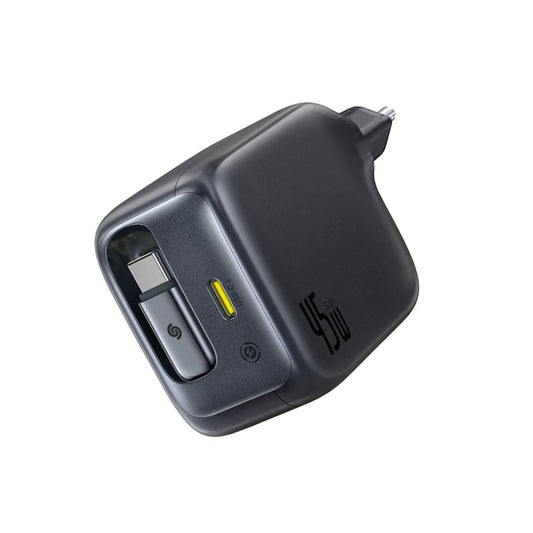 Baseus EnerCore CJ11 Network Charger with USB-C Cable, 45W, 3A, 1 x USB-C, Black Z0004800
