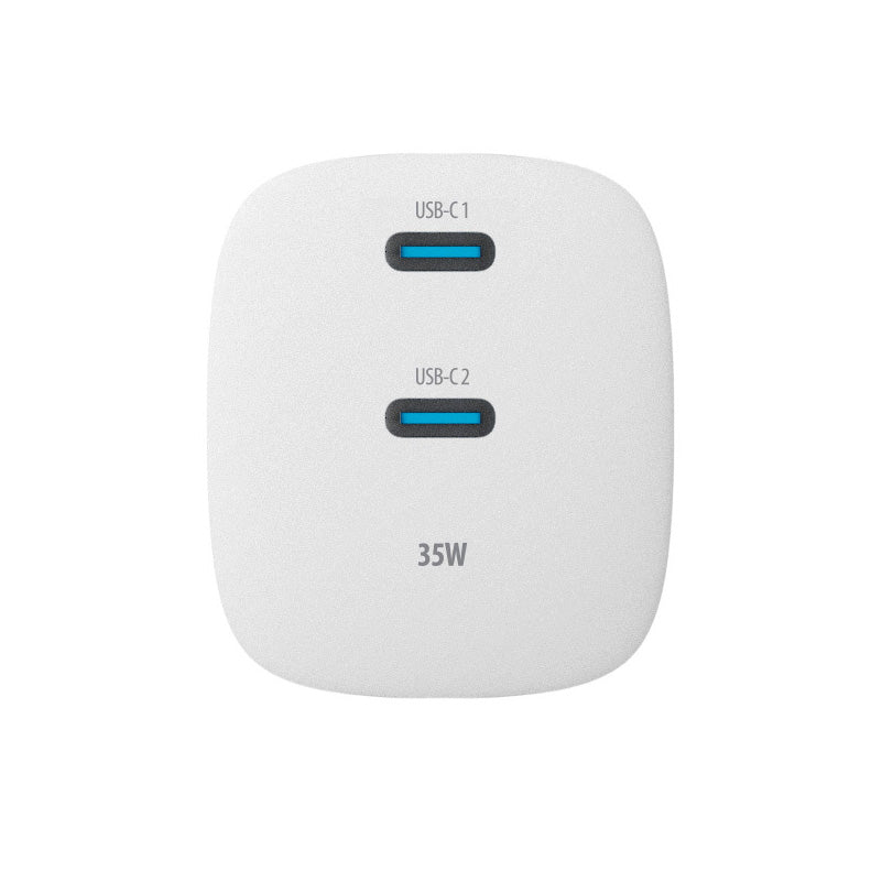 Forever TC-05-35CC Network Charger, 35W, 3A, 2 x USB-C, White