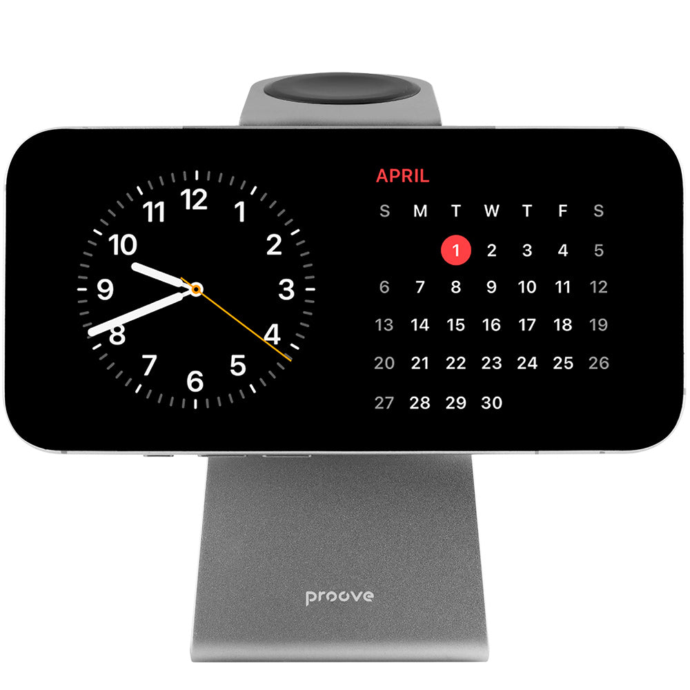 Proove Omni Power 3in1 Wireless Network Charger, 15W, 1.67A, Gray WSOP15020003
