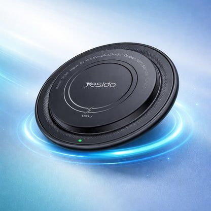 Yesido DS39 Wireless Network Charger, 15W, 1.67A, Black