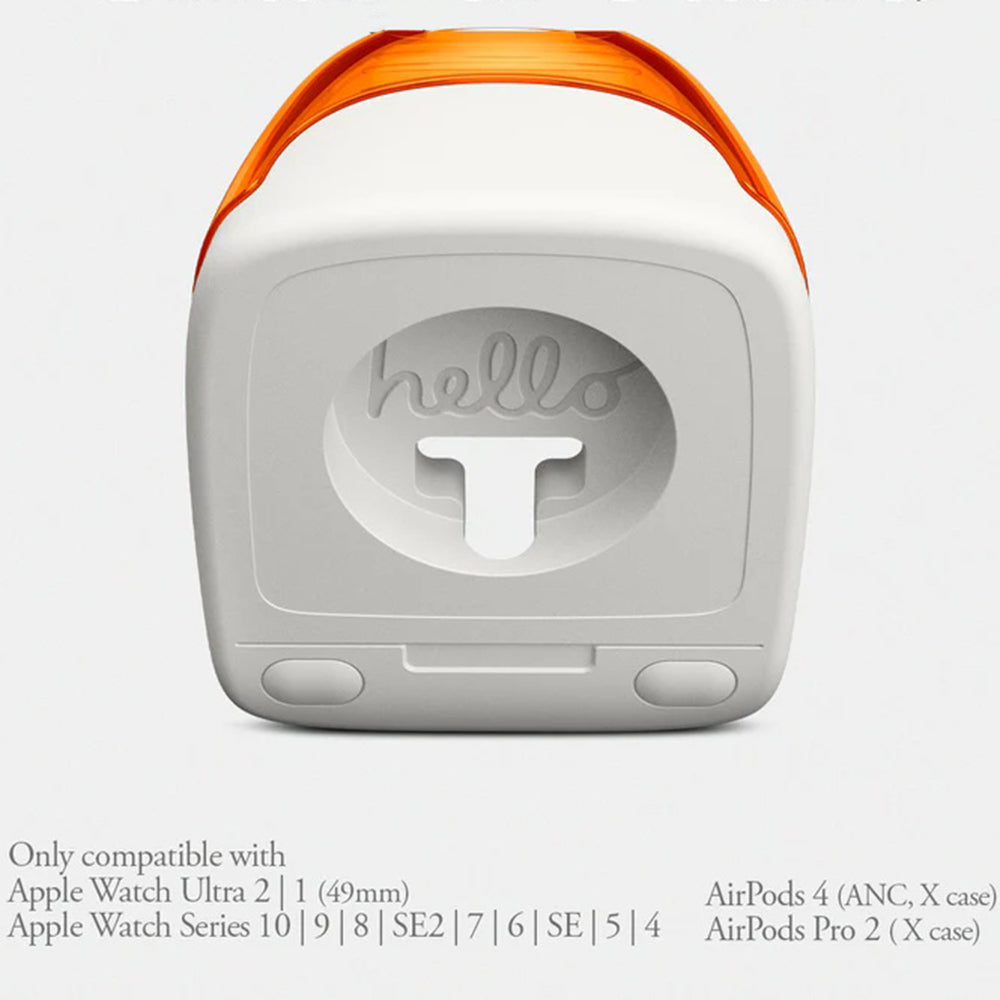 Spigen C1 Classic Stand for Apple Watch Wireless Charger Series, Red AMP09341