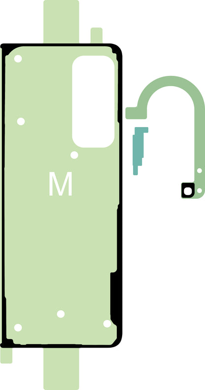 Battery Cover Adhesive Kit for Samsung Galaxy Z Fold4 F936, Service Pack GH82-29456A