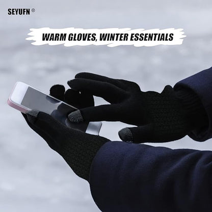 Unisex Techsuit ST0012 Winter Touchscreen Gloves, Size 22cm, Gray