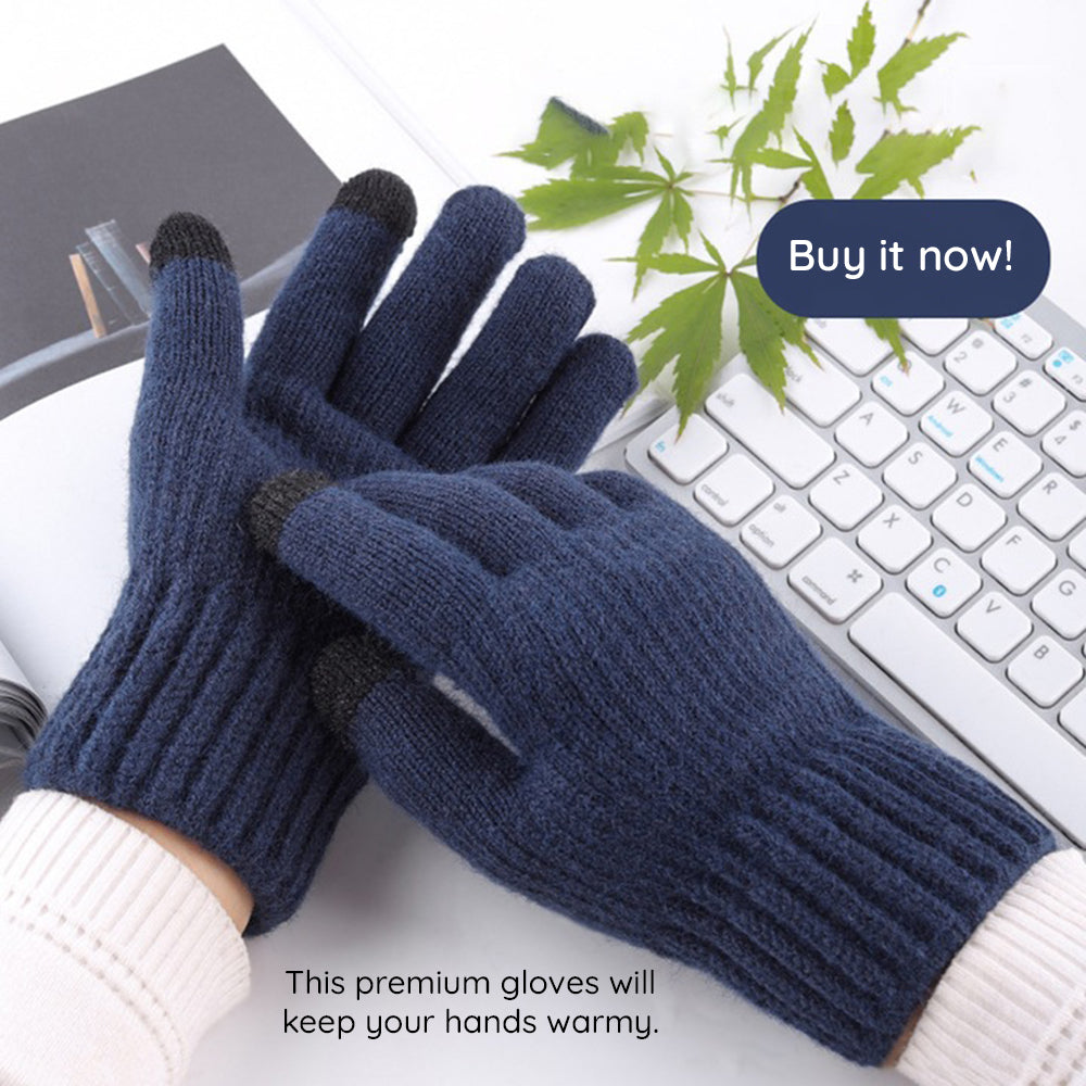 Unisex Techsuit ST0012 Winter Touchscreen Gloves, Size 22cm, Gray