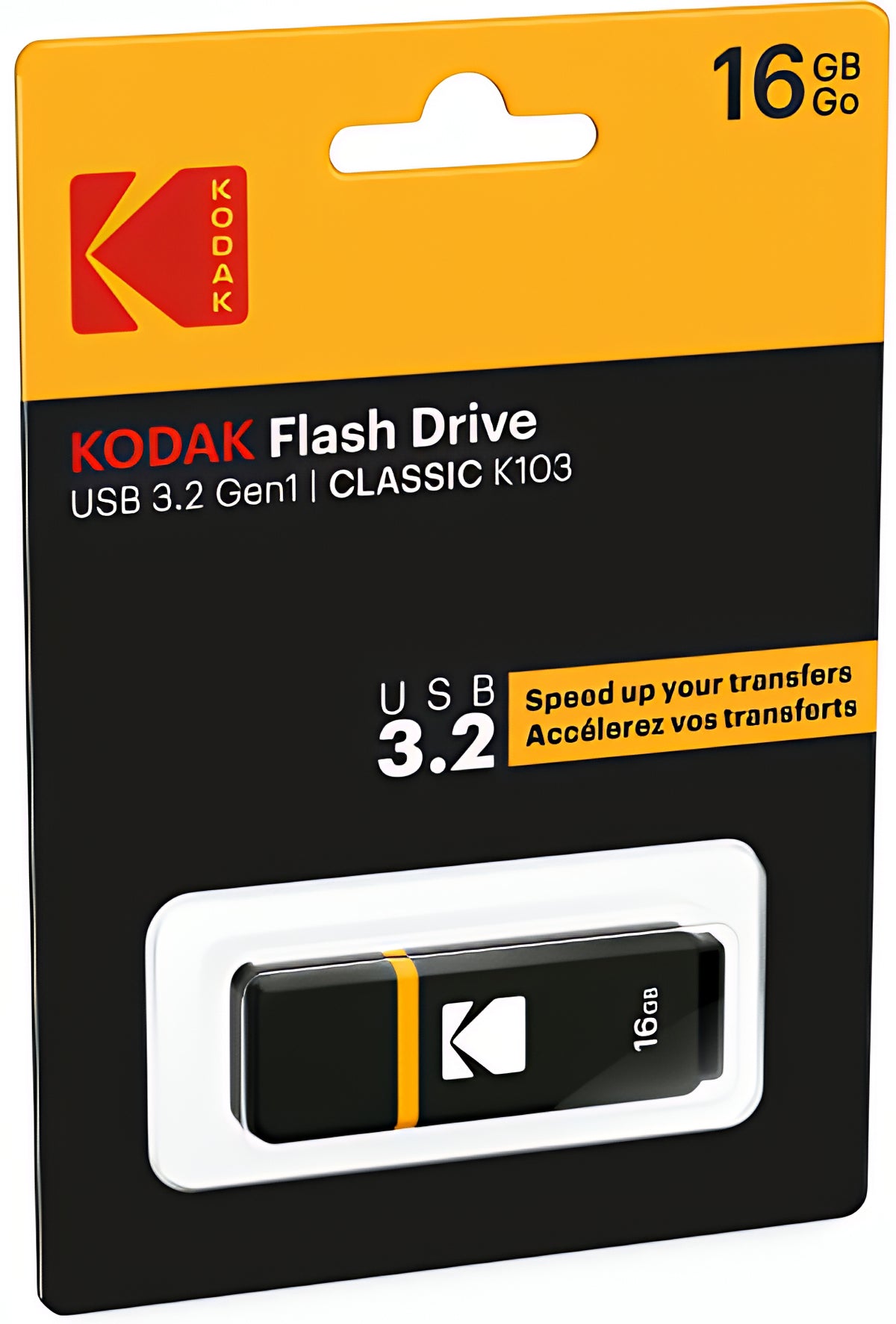External Memory USB-A 3.2 Kodak K103, 32Gb EKMMD32GK103