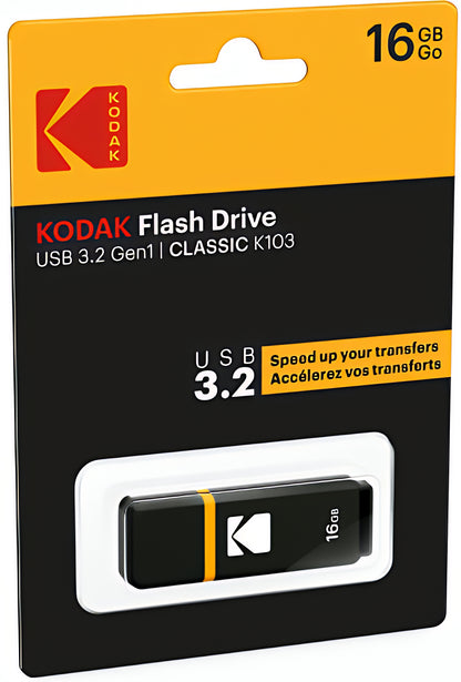 External Memory USB-A 3.2 Kodak K103, 32Gb EKMMD32GK103